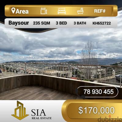 شقة دوبلكس للبيع في بيصور apartment Duplex for Sale in Baysour