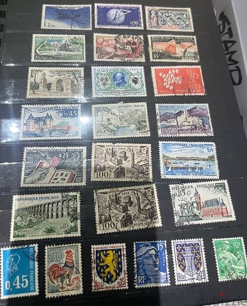 stamps old album 1