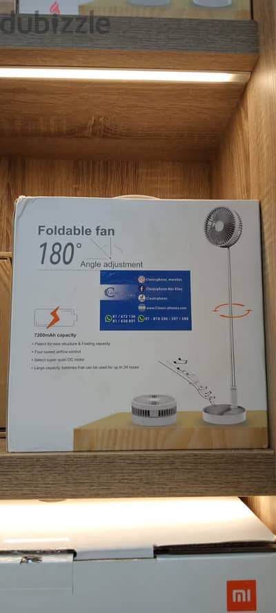 Foldable fan 180