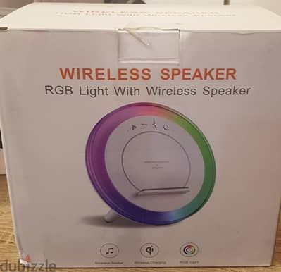 RGB light with wireless  speaker