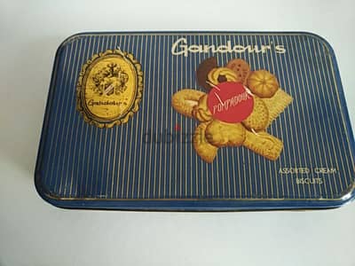 Vintage Gandour tin box - Not Netogiable