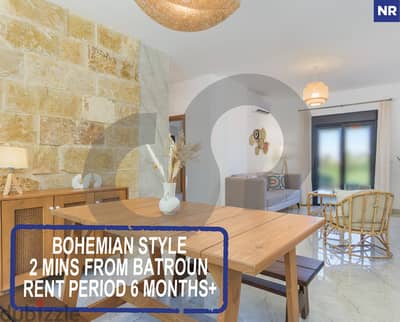 Cozy Apartment for Rent -Stylish Bohemian In Batroun REF#NR111846