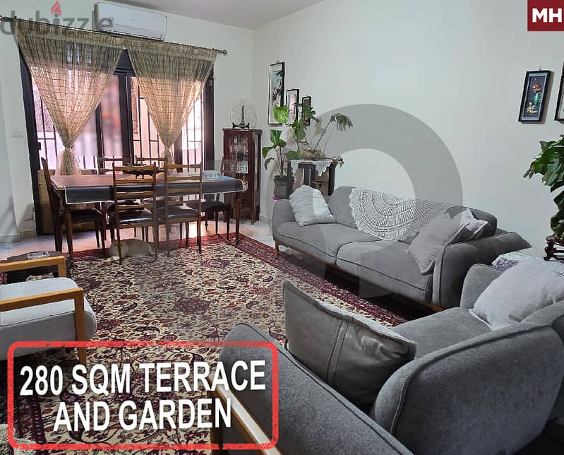 280 sqm terrace and garden- Hazmiye - Mar Takla/مار تقلا REF#MH117802 0