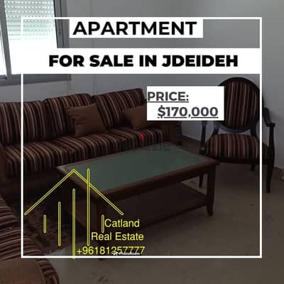 furnished Apartment for sale in Jdeide شقة للبيع في جديدة $170,000