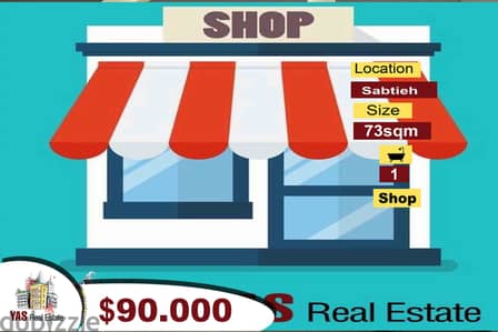 Sabtieh 73m2 | Shop | Perfect Investment | Prime Location | AA/NER