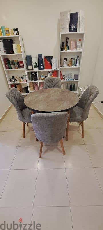 Small Dining Table with 4 Chairs