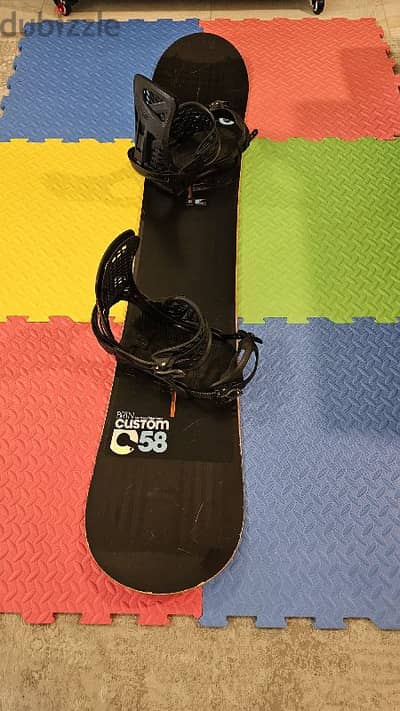 Burton Snowboard and Genesis Bindings