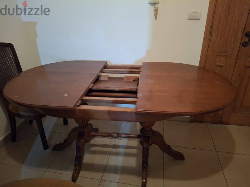 hand made  wood dining table 0