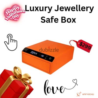 Luxury Jewellery Box with Fingerprint