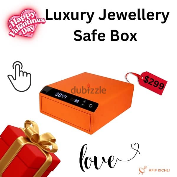 Luxury Jewellery Box with Fingerprint 0