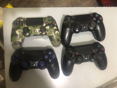 ps4 original controllers only @20$