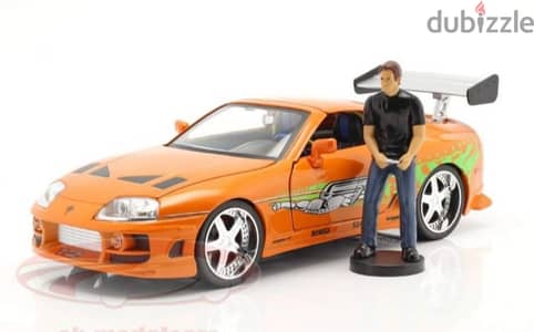 Brian's Toyota Supra (Fast & Furious 2001) diecast car model 1;18.