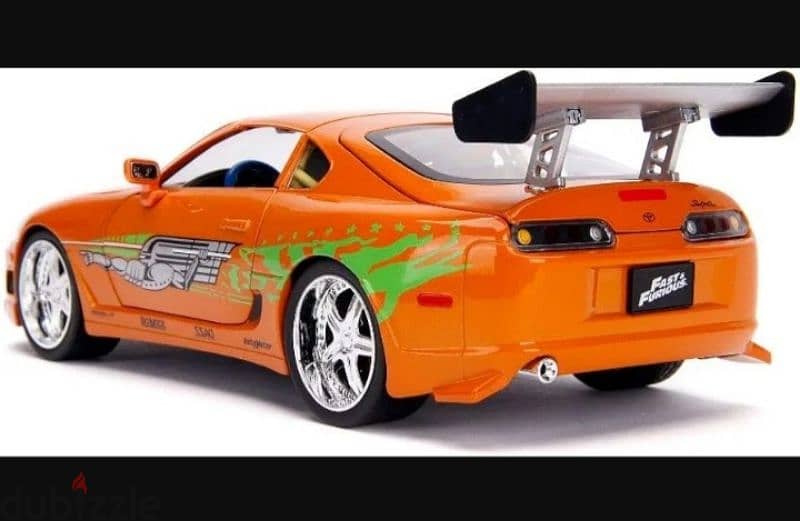 Brian's Toyota Supra (Fast & Furious 2001) diecast car model 1;18. 5