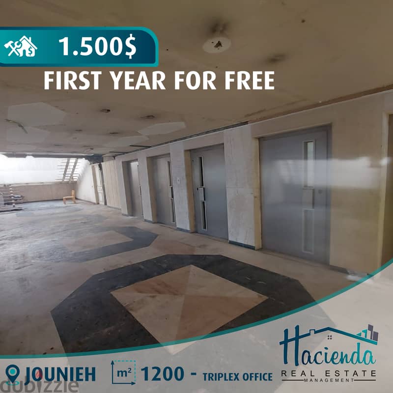 Triplex Restaurant-Office-For Rent In Jounieh 0