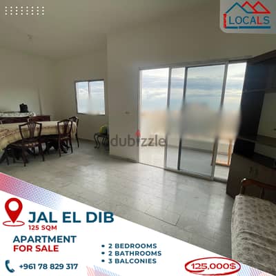 125 SQM Apartment For Sale in Jal el Dib