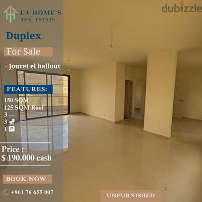 apartment for sale in jouret el ballout شقة للبيع في جورة البلوط