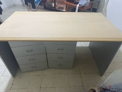 wood desk