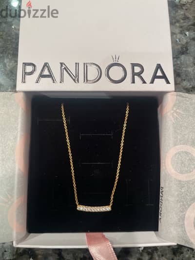 New Pandora gold necklace