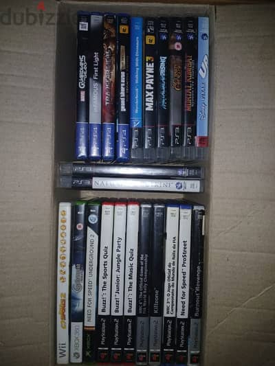 cds games for ps3 and ps2 and ps4