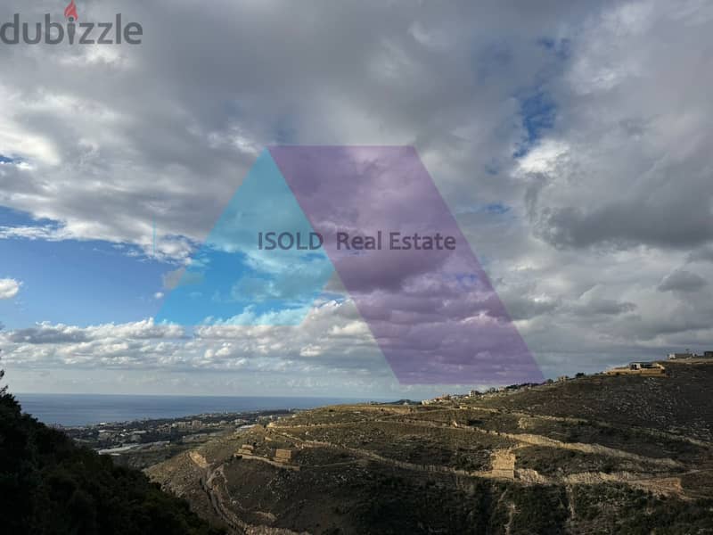 Land+Mountain/Sea View for Sale in Hboub/Jbeil  - أرض للبيع في حبوب 1