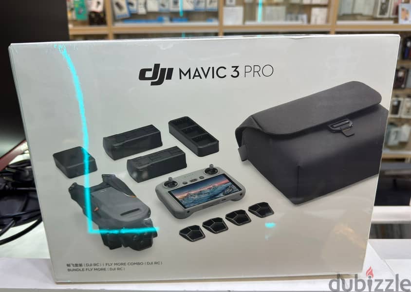 Dji drone mavic 3 pro fly more combo (dji rc)with screen lcd exclusive 0