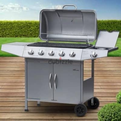 gas barbecue grill 4+side burner