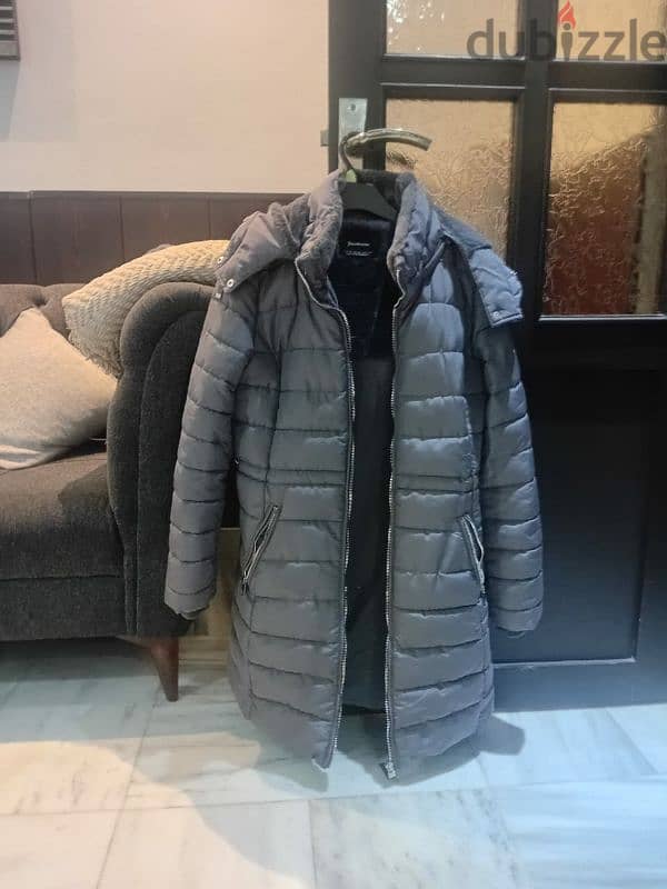 grey long jacket medium 2