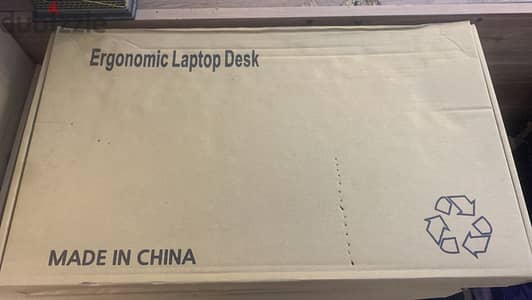 Ergonomic laptop desk