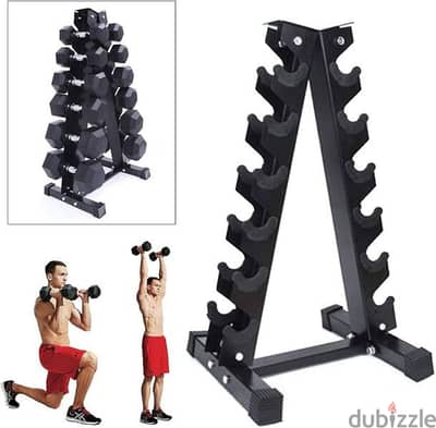 Dumbbells Rack Stand 6- Tier