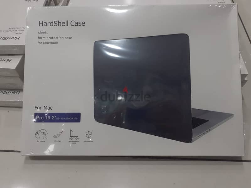 hardshell case macbook pro 14.2 inch black original & good price 0