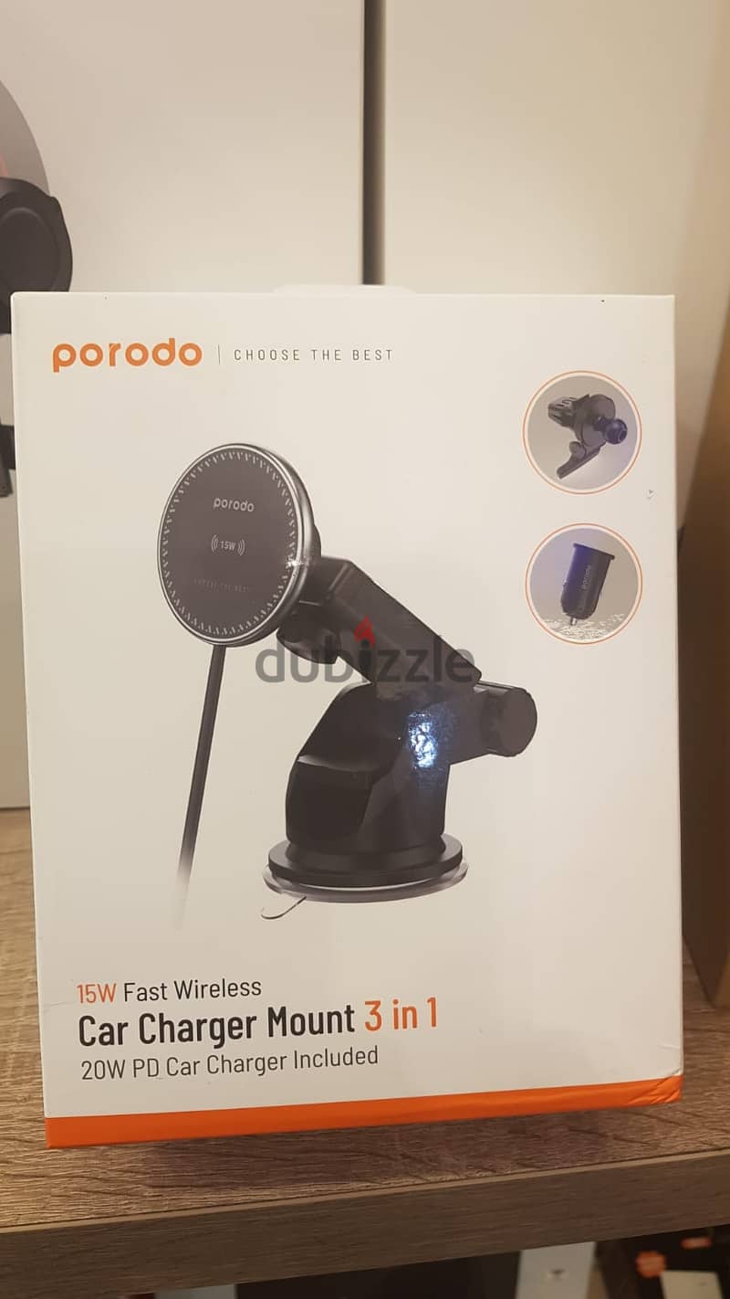 Porodo car charger mount PD-MCCCM 0