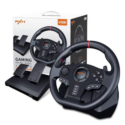 PXN V900 270-900 Racing Wheel with Pedals & Vibration for Xbox, PS, PC