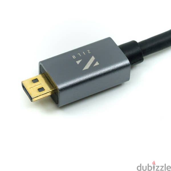 ZILR Hyper-Thin High-Speed Micro-HDMI to HDMI Cable with Ethernet 1