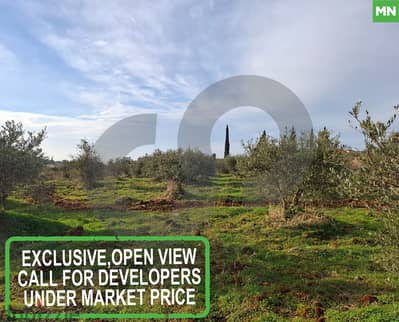 Open view- Under market price-Ras Masqa, Koura/راس مسكا REF#MN117184