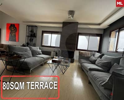 Prime location, terrace, keserwan, faqra club/نادي فقرا REF#ML117863