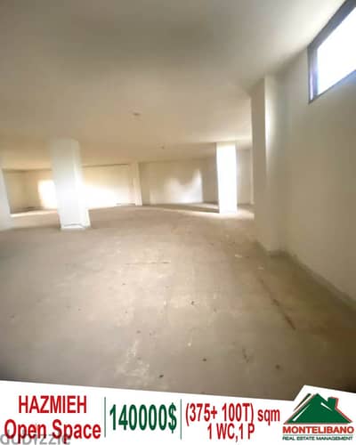 375 sqm Open Space in Hazmieh - Baabda + 100 sqm terrace