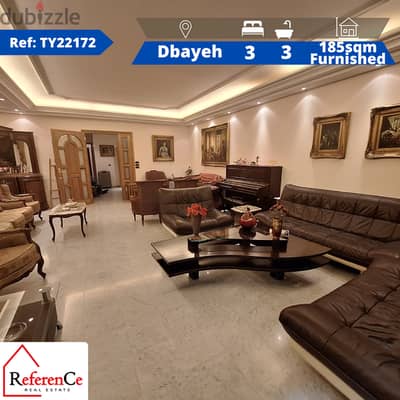 Luxury Furnished Apartment in Dbaye  شقة فخمة للإيجار في ضبية