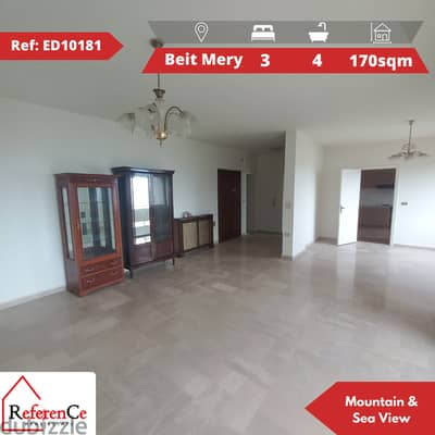 Apartment for sale in Beit Mery شقة للبيع في بيت مري