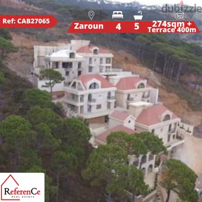 4 floors Villa for sale in Zaroun فيلا للبيع في زعرون مكونة من 4 طوابق