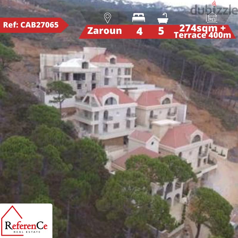 4 floors Villa for sale in Zaroun فيلا للبيع في زعرون مكونة من 4 طوابق 0