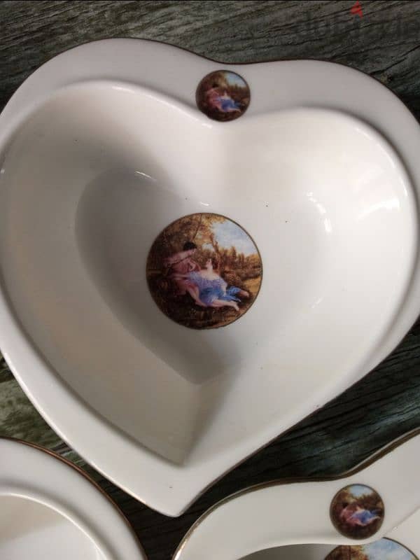 original Romeo and Juliette heart plates 1