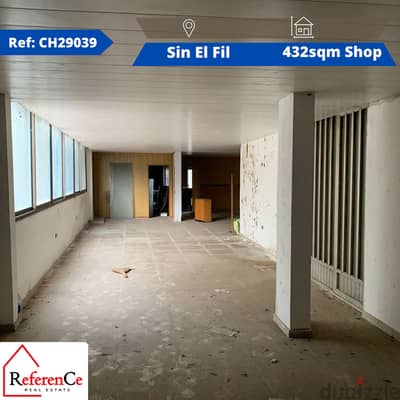 Very prime location Shop in Sin El Fil محل بموقع مميز جدا في سن الفيل