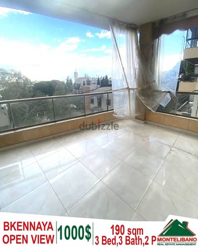 Brand New 190 sqm apartment for sale in Bkennaya with an open view!!