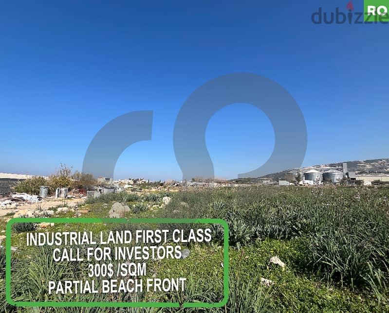 Prime Industrial Land in Anfeh, KOURA/أنفه  REF#RO117880 0