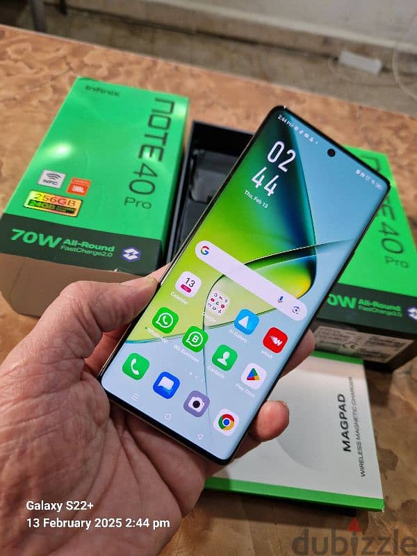 infinix note 40 pro 24ram 256gb new full package 220$ 1