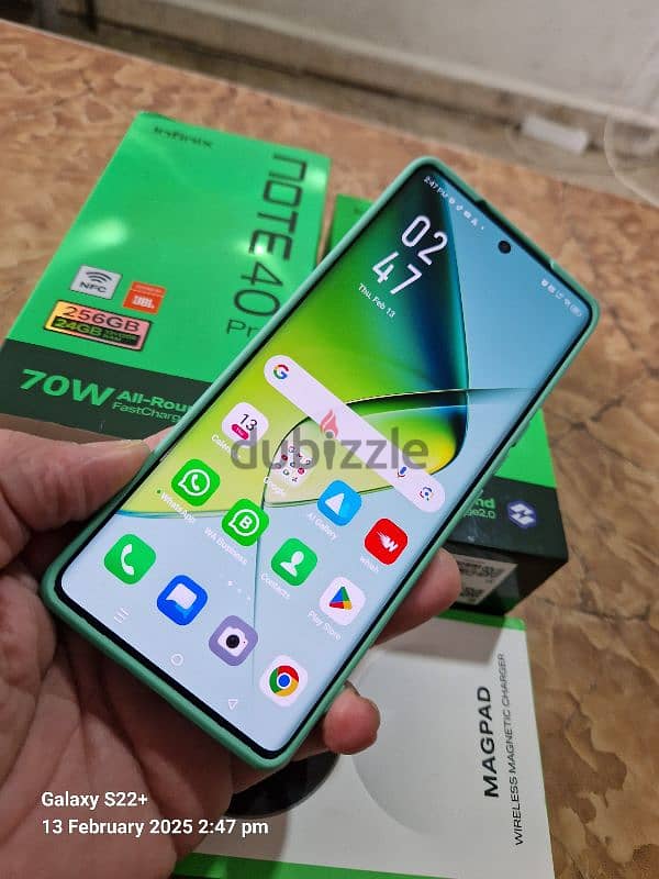 infinix note 40 pro 24ram 256gb new full package 220$ 5