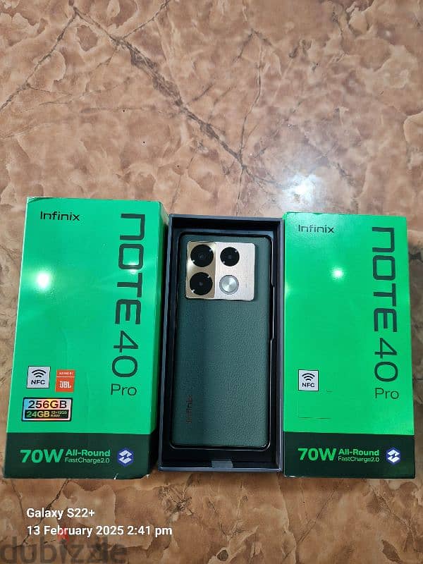 infinix note 40 pro 24ram 256gb new full package 220$ 7