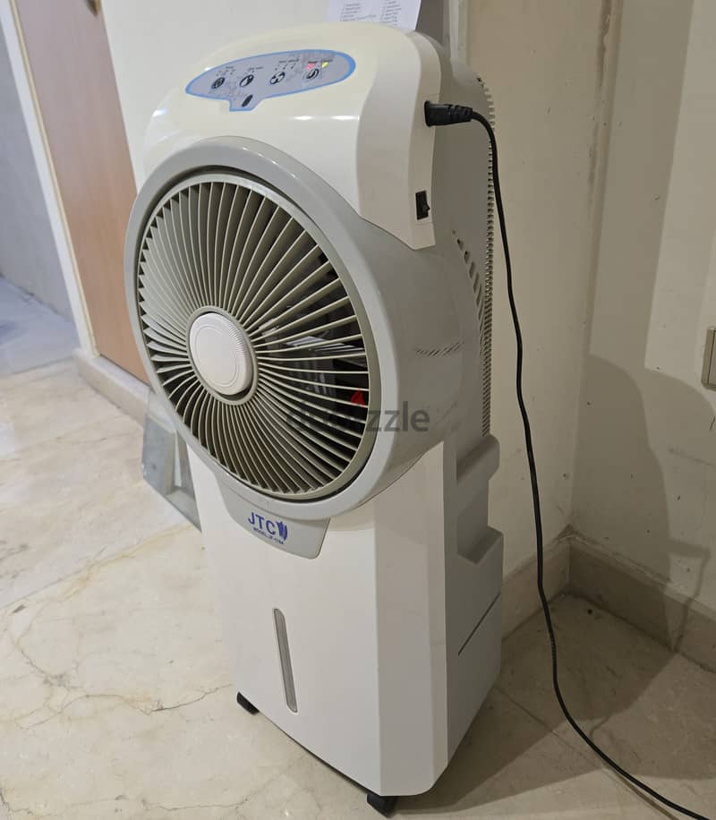 JTC Rechargeable Air Cooler Fan with Remote Control 1