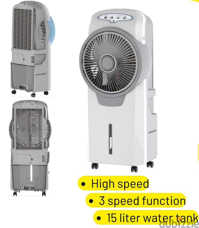 JTC Rechargeable Air Cooler Fan with Remote Control 5