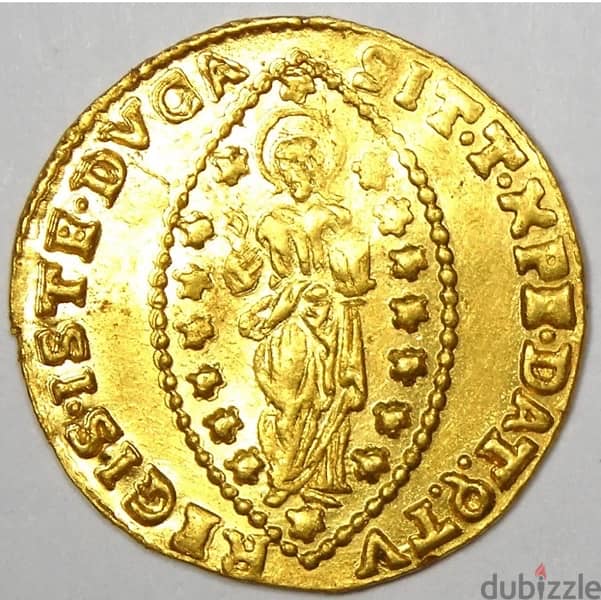 Italy - Republic of Venice 1 Zecchino 1700-1709 Alvise Il Mocenigo 3